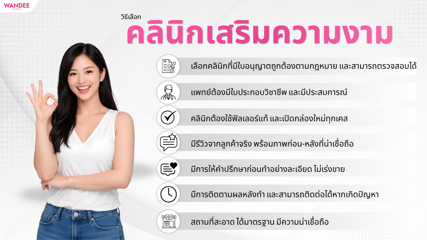 วิธีเลือกคลินิกฉีดฟิลเลอร์ Revolax พัทยา