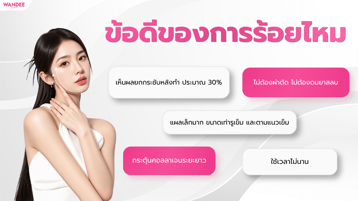ข้อดีของการร้อยไหม
