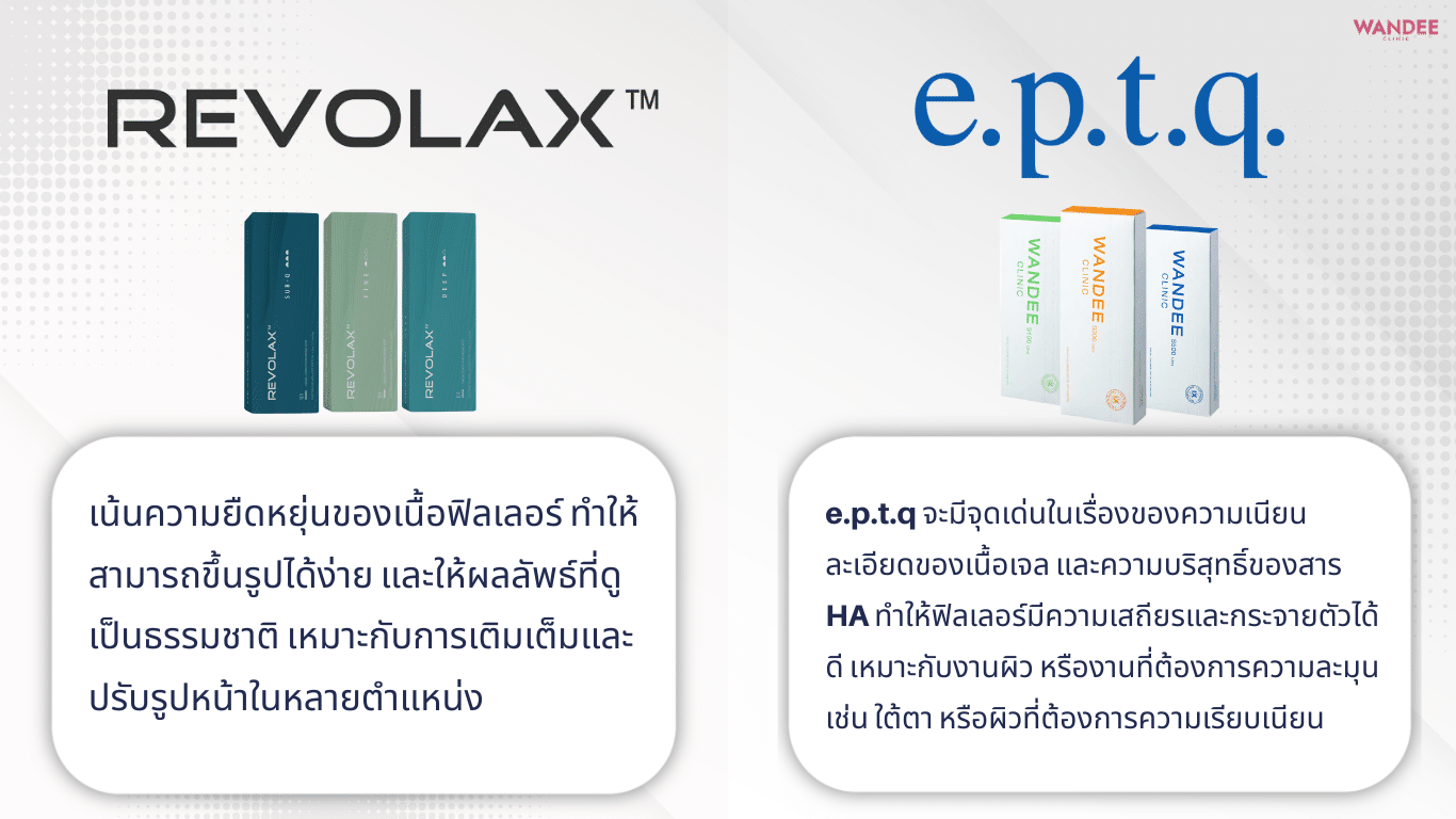 Revolax vs e.p.t.q ต่างกันอย่างไร