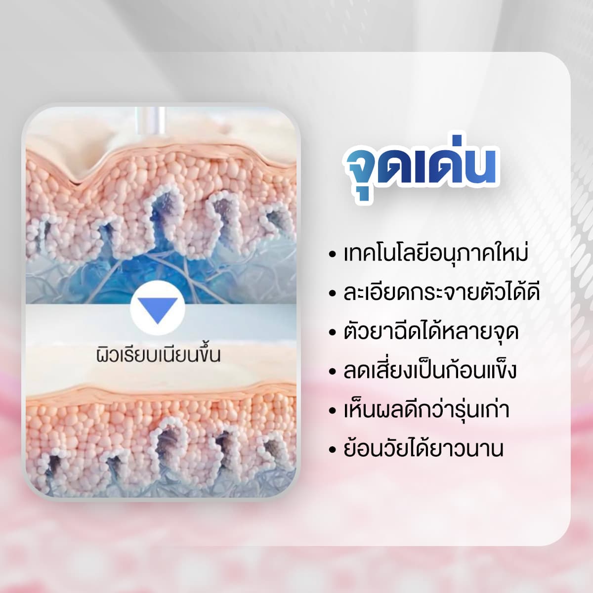 จุดเด่น Theraset